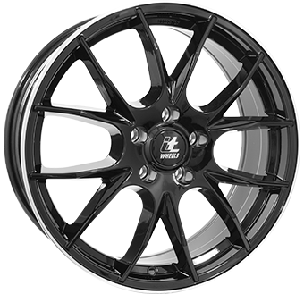 IT WHEELS KIRA BLACK LIP POLISHED 7x17 5/108 ET45 CB65.1