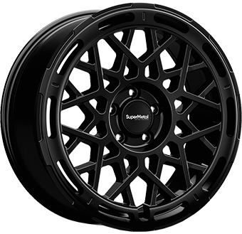 SUPERMETAL CAGE MATT BLACK 8x18 6/120 ET44 CB74.6