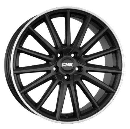 CMS C23 GLOSS BLACK POLISHED LIP 8x18 5/108 ET48 CB63.4