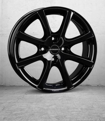 BORBET LV4 GLOSS BLACK 5.5x14 4/100 ET43 CB64.1