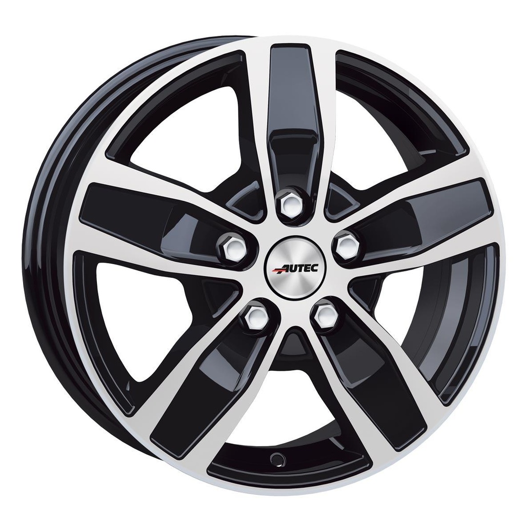 AUTEC QUANTRO BLACK POLISHED 6.5x16 5/130 ET66 CB78.1