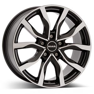 MAK HIGHLANDS BLK/POL 9.5x20 5/120 ET53 CB72.6