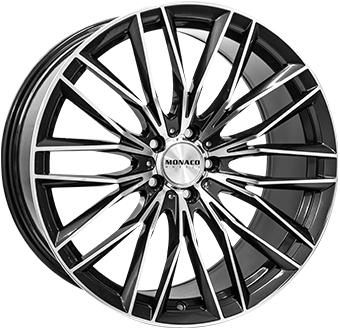 MONACO WHEELS GP2 ANTHRACITE POLISH 8x18 5/112 ET35 CB66.5