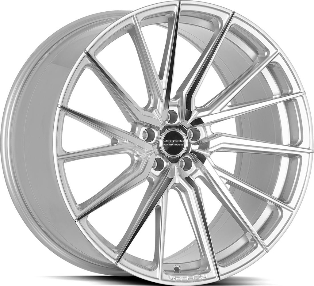 VOSSEN HF4T SILVER POLISHED 8.5x20 5/112 ET40 CB66.6