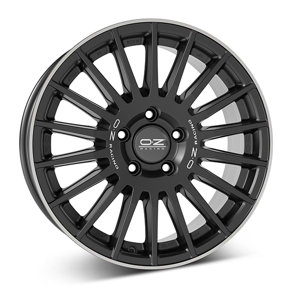 OZ RALLY DESERT M.BLK/POL LIP 8x18 6/130 ET45 CB84.1