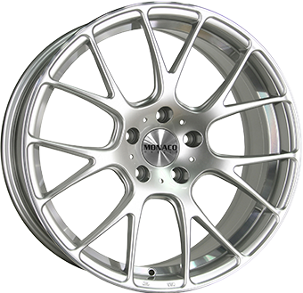 MONACO WHEELS MIRABEAU SILVER POLISHED 8.5x19 5/112 ET45 CB73.1