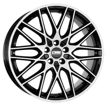 CMS C25 BLACK POLISHED 7x17 4/100 ET45 CB67.1