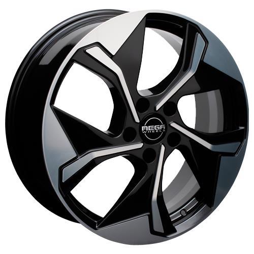 STATUSFÄLGAR TRITON BLACK FRONT POLISHED 8.5x20 5/114.3 ET53 CB67.1