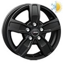AUTEC QUANTRO MATT BLACK 7x17 6/130 ET57 CB84.1