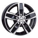 AUTEC QUANTRO BLACK POLISHED 6.5x16 5/130 ET66 CB78.1