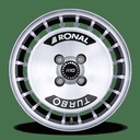 RONAL R10 TURBO BLACK POLISHED 7x15 4/100 ET37 CB68.1