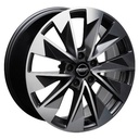 STATUSFÄLGAR ZENITH ANTHRACITE GREY FRONT POLISHED 8x19 5/108 ET50 CB63.3